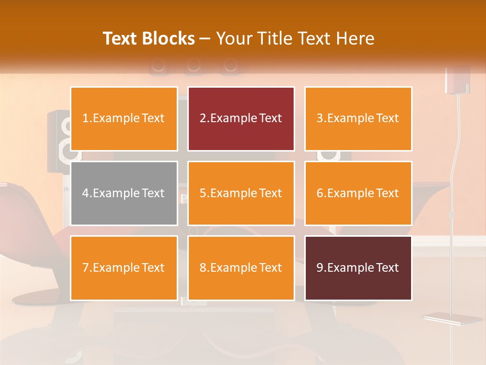 Interior Isolated White PowerPoint Template