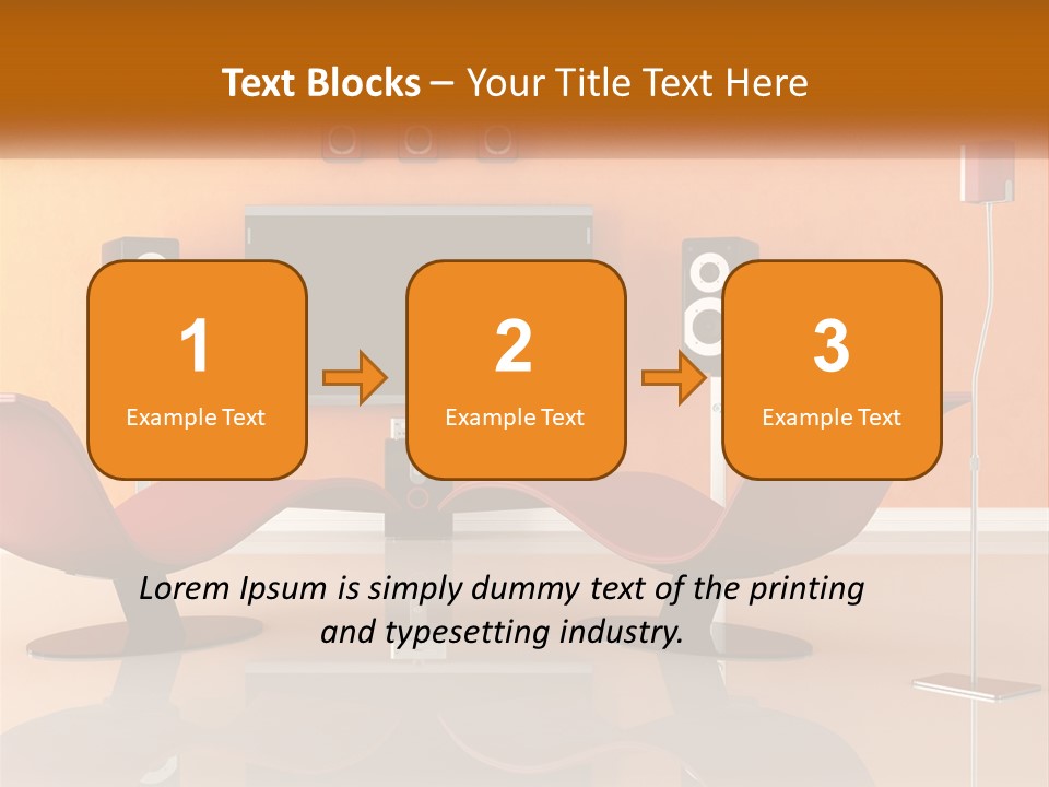 Interior Isolated White PowerPoint Template