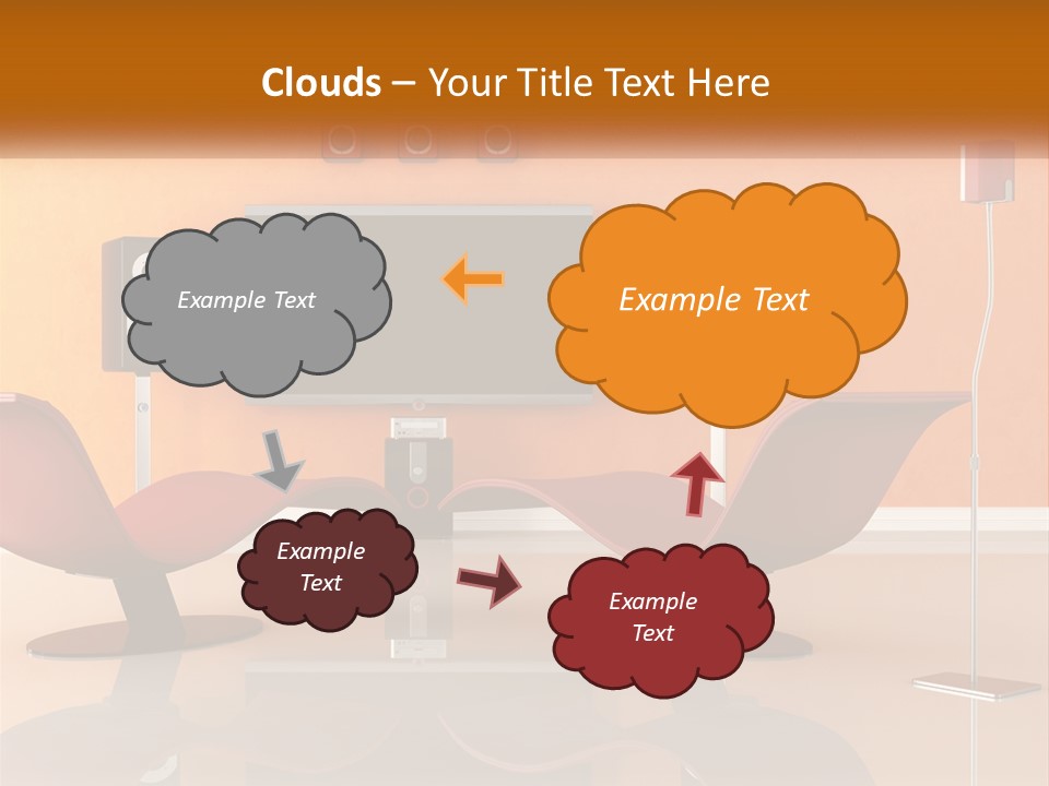 Interior Isolated White PowerPoint Template