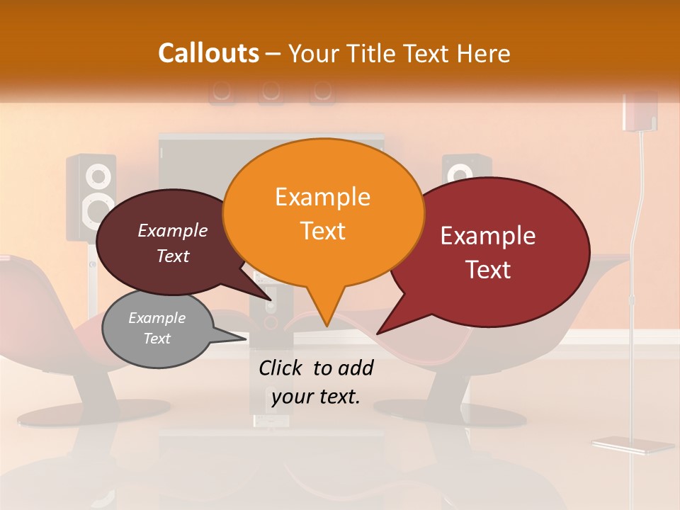 Interior Isolated White PowerPoint Template