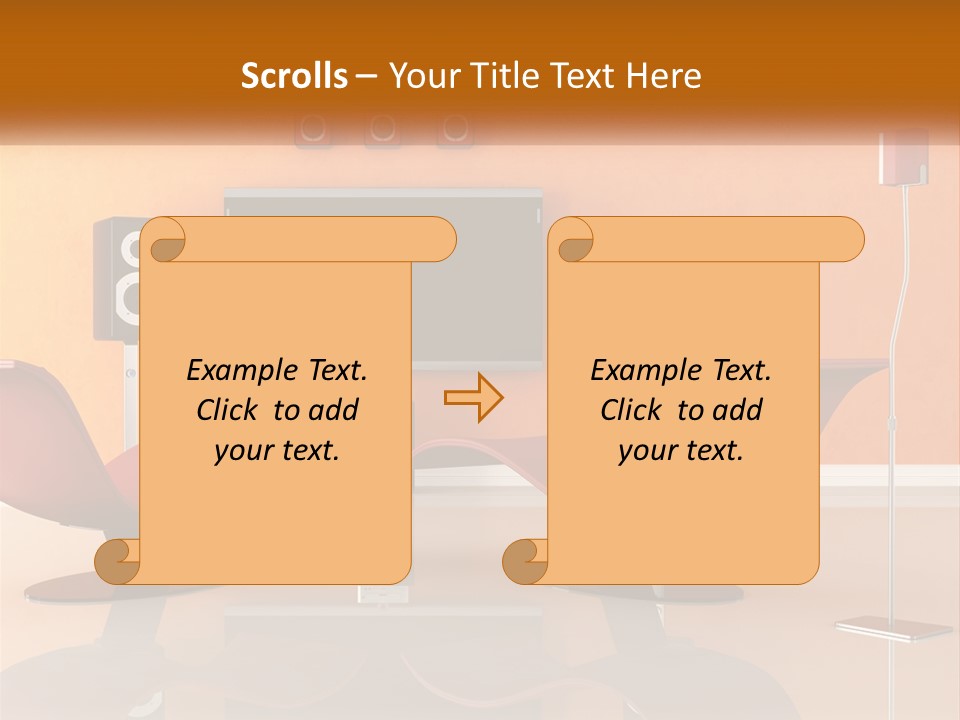 Interior Isolated White PowerPoint Template