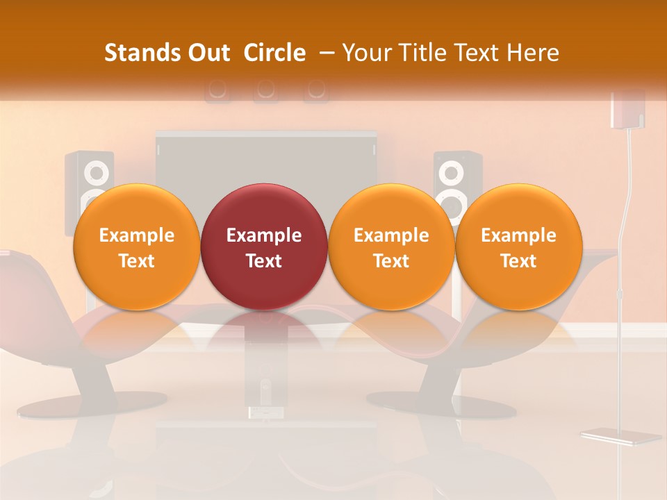 Interior Isolated White PowerPoint Template