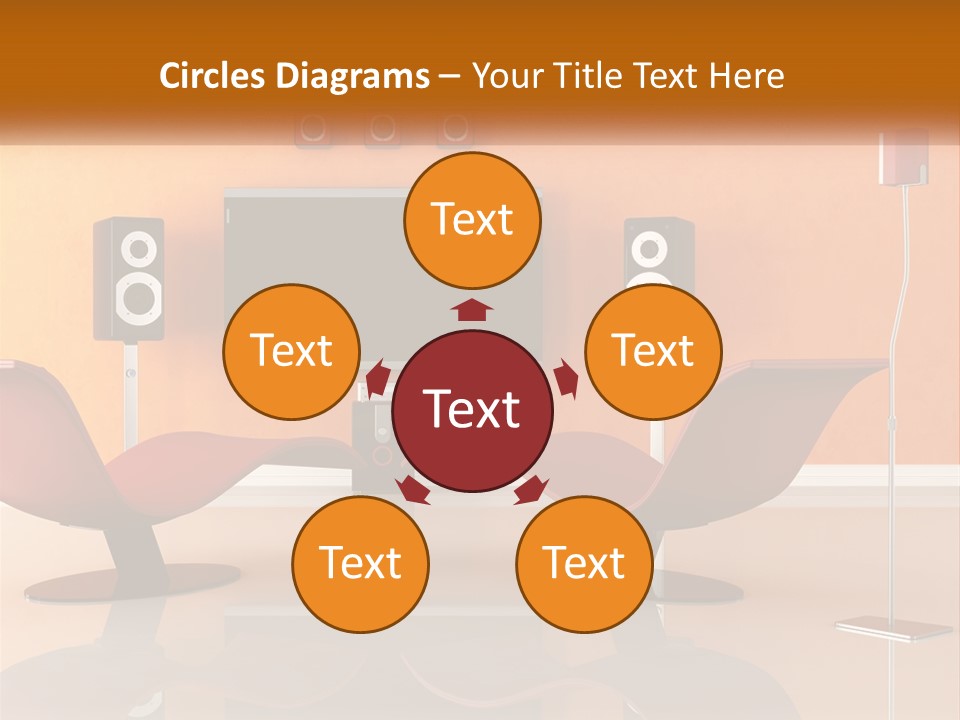 Interior Isolated White PowerPoint Template