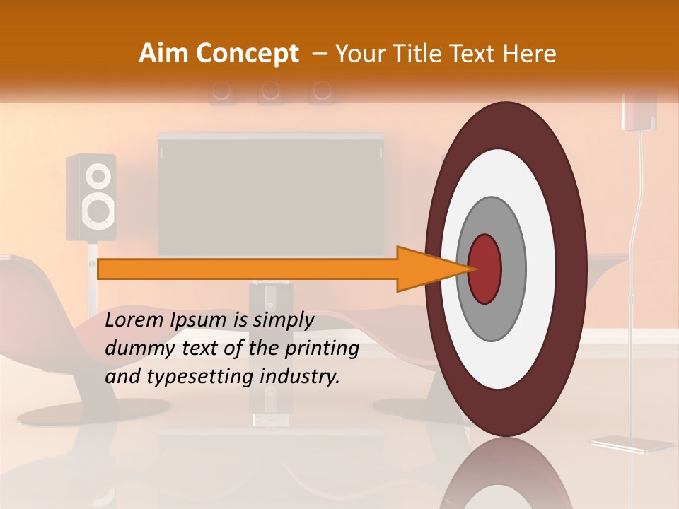 Interior Isolated White PowerPoint Template