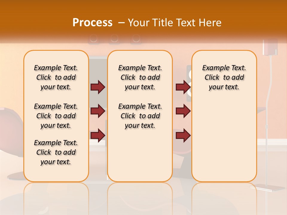 Interior Isolated White PowerPoint Template
