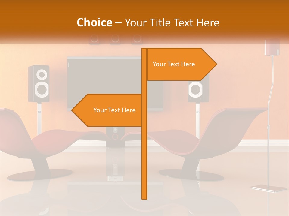 Interior Isolated White PowerPoint Template