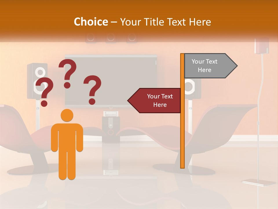 Interior Isolated White PowerPoint Template