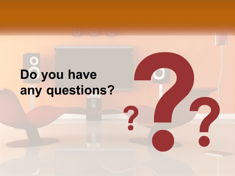 Interior Isolated White PowerPoint Template