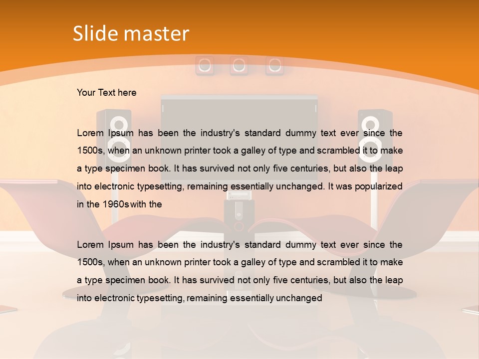 Equipment High Entertainment PowerPoint Template