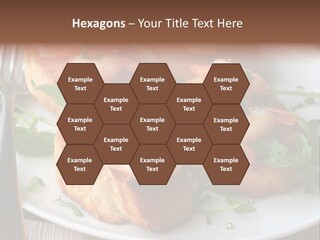 Seafood King Prawns Ready To Eat PowerPoint Template