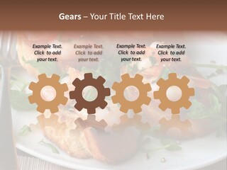 Seafood King Prawns Ready To Eat PowerPoint Template