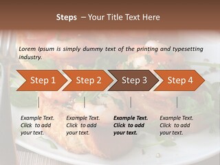 Seafood King Prawns Ready To Eat PowerPoint Template