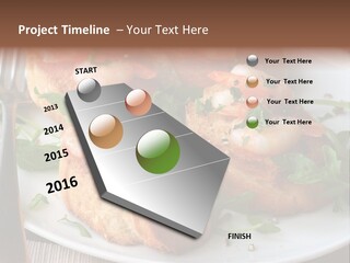 Seafood King Prawns Ready To Eat PowerPoint Template
