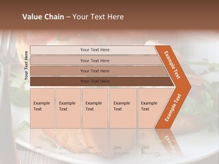 Seafood King Prawns Ready To Eat PowerPoint Template