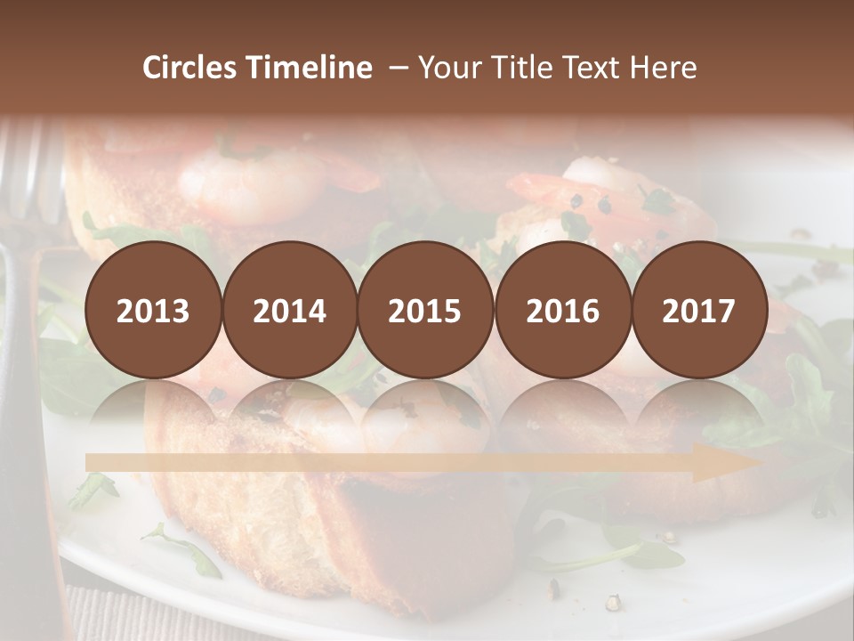 Seafood King Prawns Ready To Eat PowerPoint Template