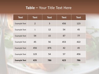 Seafood King Prawns Ready To Eat PowerPoint Template