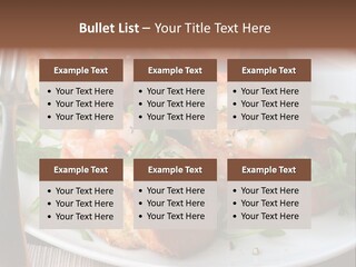 Seafood King Prawns Ready To Eat PowerPoint Template