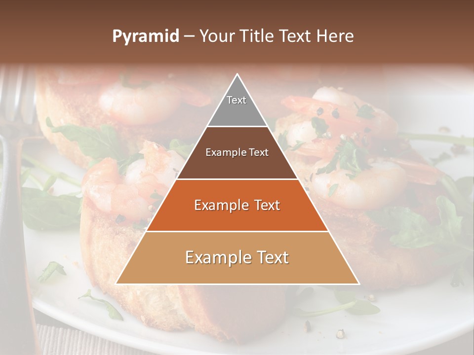 Seafood King Prawns Ready To Eat PowerPoint Template