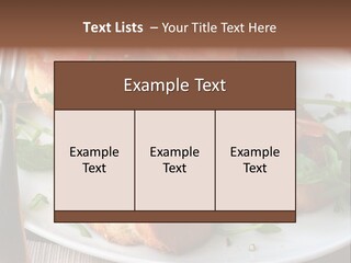 Seafood King Prawns Ready To Eat PowerPoint Template