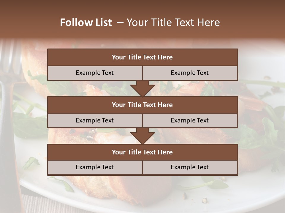 Seafood King Prawns Ready To Eat PowerPoint Template