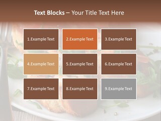 Seafood King Prawns Ready To Eat PowerPoint Template