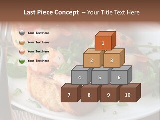 Seafood King Prawns Ready To Eat PowerPoint Template