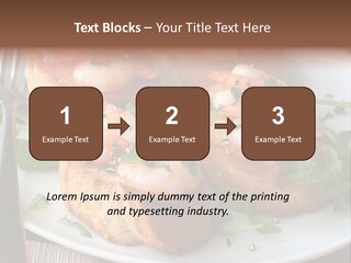 Seafood King Prawns Ready To Eat PowerPoint Template