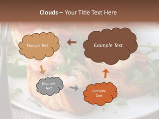 Seafood King Prawns Ready To Eat PowerPoint Template