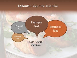 Seafood King Prawns Ready To Eat PowerPoint Template