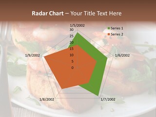 Seafood King Prawns Ready To Eat PowerPoint Template