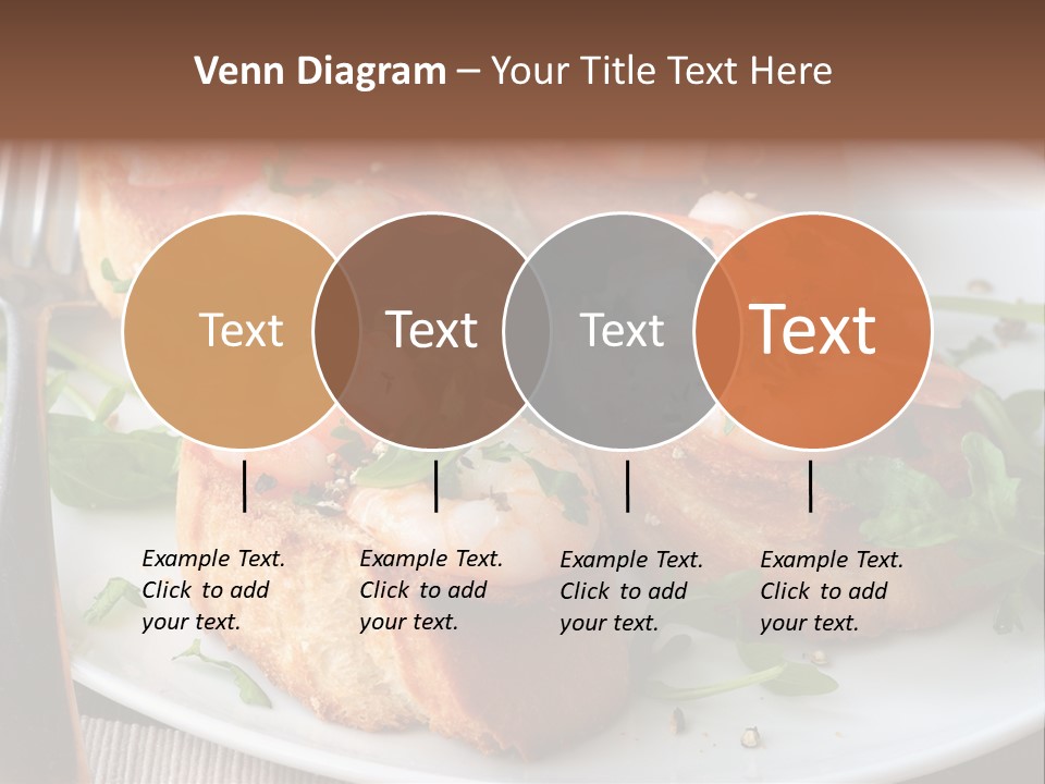 Seafood King Prawns Ready To Eat PowerPoint Template