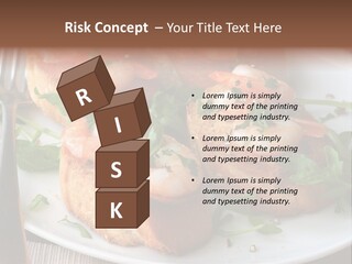 Seafood King Prawns Ready To Eat PowerPoint Template