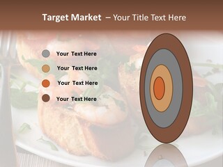 Seafood King Prawns Ready To Eat PowerPoint Template