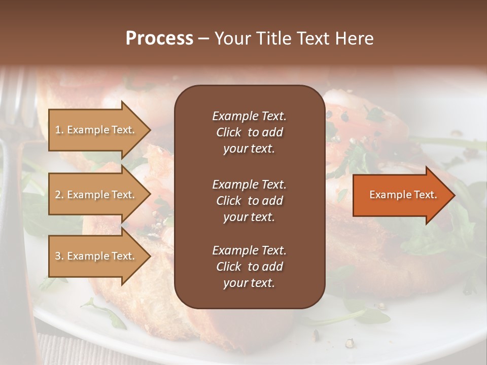 Seafood King Prawns Ready To Eat PowerPoint Template