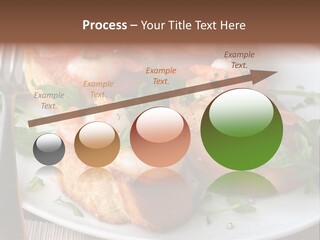 Seafood King Prawns Ready To Eat PowerPoint Template