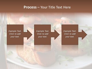 Seafood King Prawns Ready To Eat PowerPoint Template