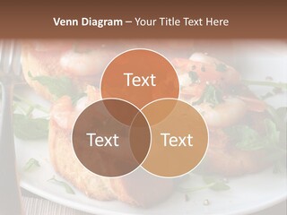 Seafood King Prawns Ready To Eat PowerPoint Template