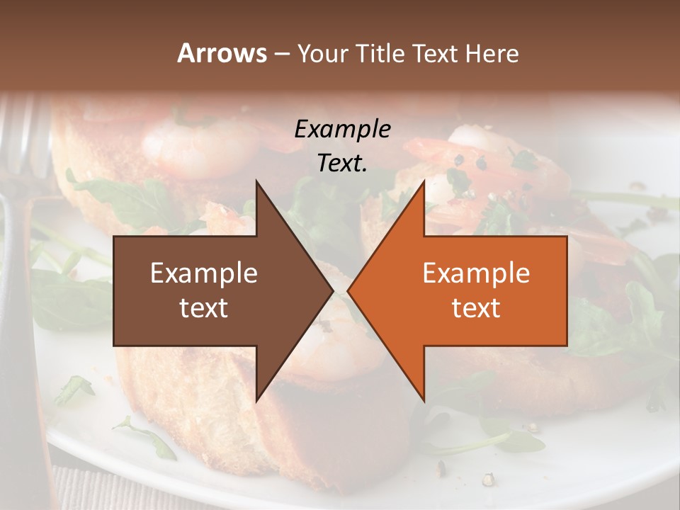 Seafood King Prawns Ready To Eat PowerPoint Template