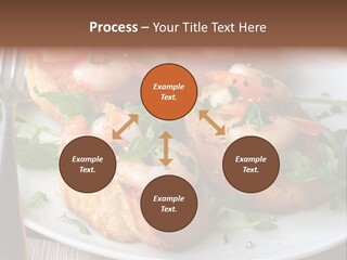 Seafood King Prawns Ready To Eat PowerPoint Template