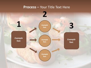 Seafood King Prawns Ready To Eat PowerPoint Template