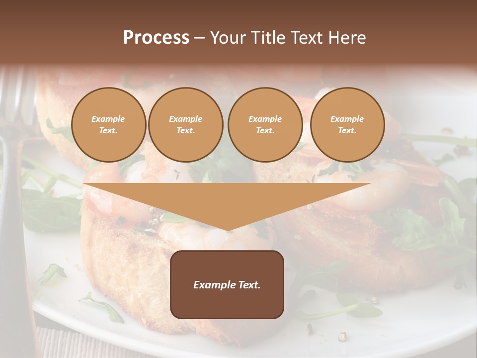 Seafood King Prawns Ready To Eat PowerPoint Template