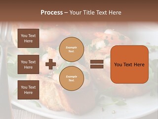Seafood King Prawns Ready To Eat PowerPoint Template