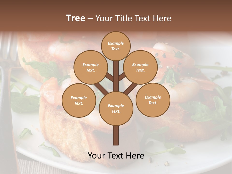 Seafood King Prawns Ready To Eat PowerPoint Template