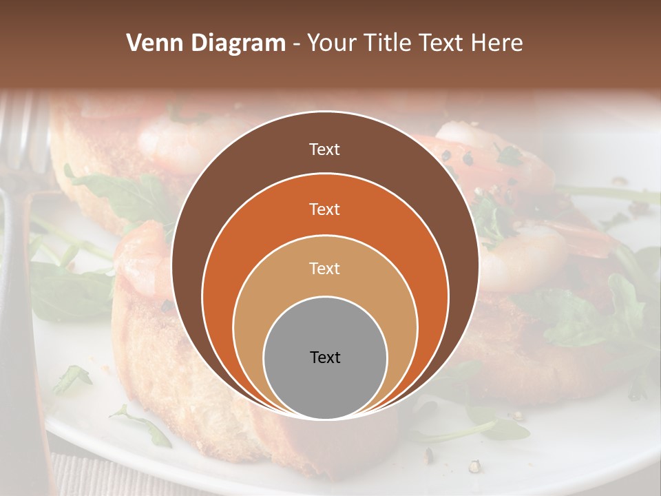 Seafood King Prawns Ready To Eat PowerPoint Template