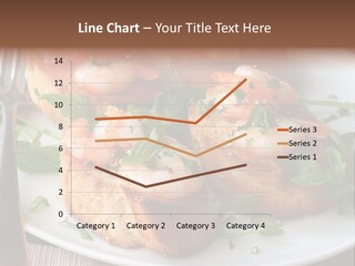 Seafood King Prawns Ready To Eat PowerPoint Template