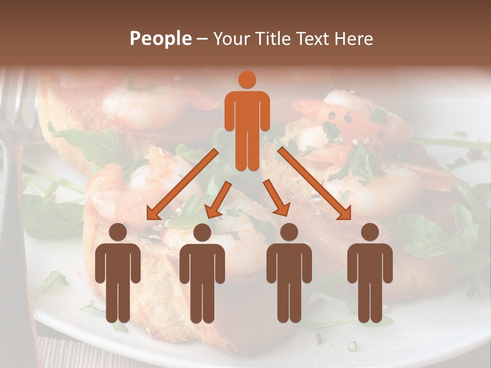 Seafood King Prawns Ready To Eat PowerPoint Template