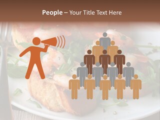 Seafood King Prawns Ready To Eat PowerPoint Template
