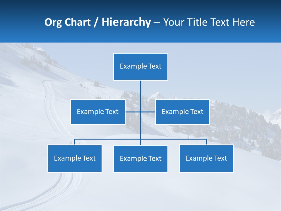 Buried Snowy Air PowerPoint Template