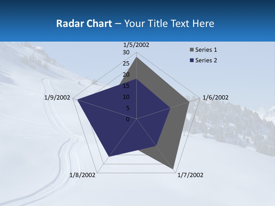 Buried Snowy Air PowerPoint Template