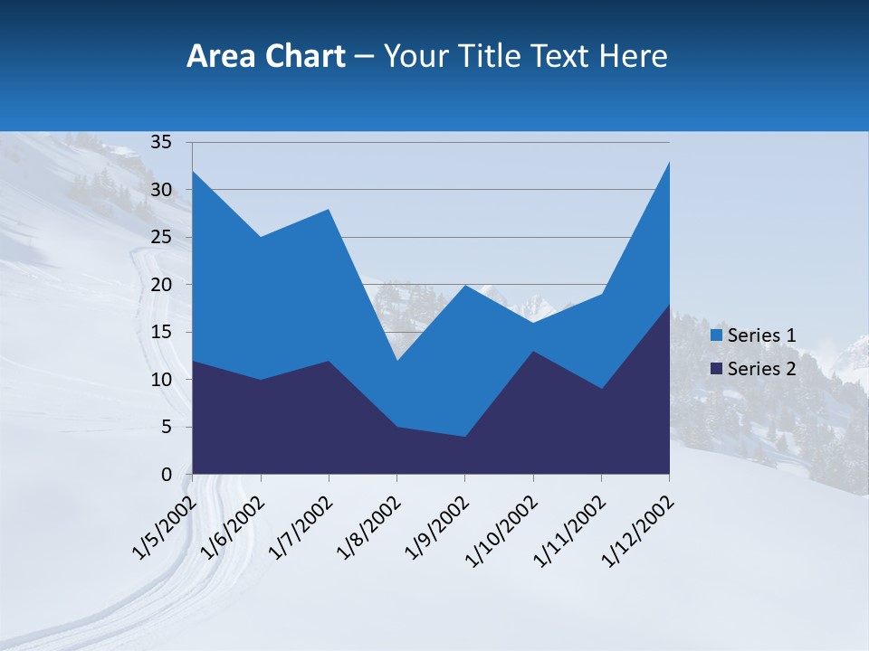 Buried Snowy Air PowerPoint Template